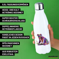 Trinkflasche Koala Colorful 500ml Edelstahl Wasserflasche