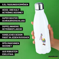 Trinkflasche Pelikan Colorful 500ml Edelstahl Wasserflasche