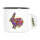 Emaille Tasse Hase Colorful 300ml Vintage Emaille Becher