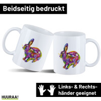 Kaffeetasse Hase Colorful 330ml