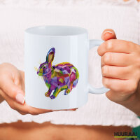 Kaffeetasse Hase Colorful 330ml