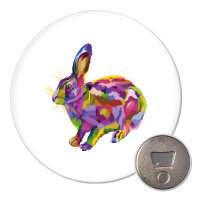 Magnet Hase Colorful 59mm Kühlschrankmagnet...