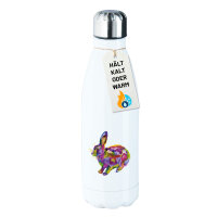 Trinkflasche Hase Colorful 500ml Edelstahl Wasserflasche