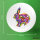 Button Hase Colorful rund