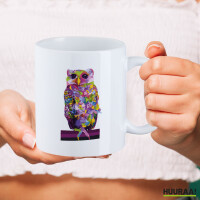 Kaffeetasse Eule Colorful 330ml