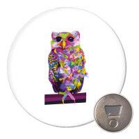 Magnet Eule Colorful 59mm Kühlschrankmagnet...