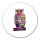 Aufkleber Eule Colorful 10cm