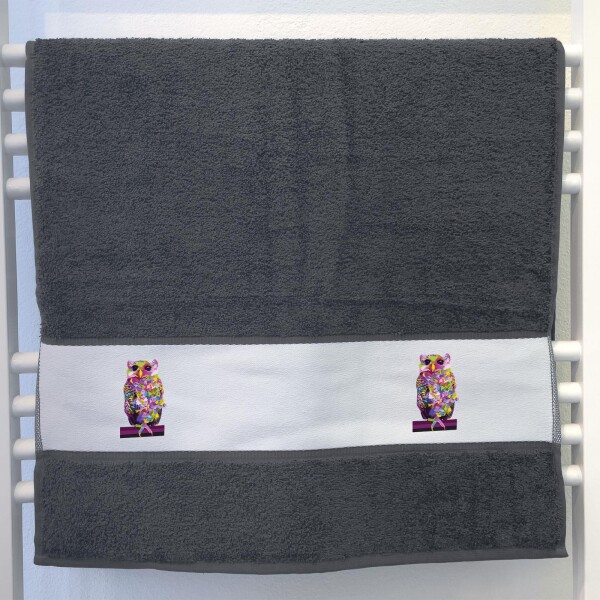 Handtuch Eule Colorful 50x100cm