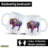 Kaffeetasse Bison Colorful 330ml