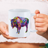 Kaffeetasse Bison Colorful 330ml