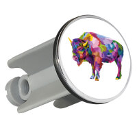 Waschbeckenstöpsel Bison Colorful 4cm