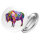 Button Bison Colorful