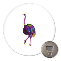 Magnet Vogel Strauß Colorful 59mm...