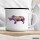 Emaille Tasse Nashorn Colorful 300ml Vintage Emaille Becher