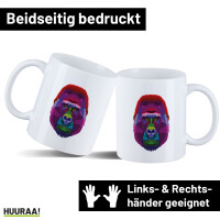 Kaffeetasse Gorilla Colorful 330ml