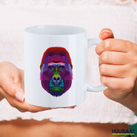 Kaffeetasse Gorilla Colorful 330ml