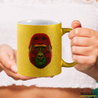 Glitzertasse Gorilla Colorful 330ml