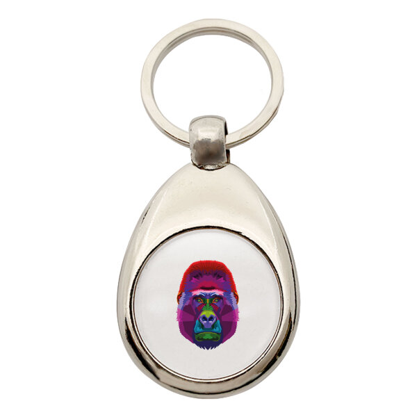 Schlüsselanhänger Gorilla Colorful