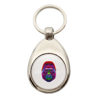 Schlüsselanhänger Gorilla Colorful