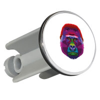 Waschbeckenstöpsel Gorilla Colorful 4cm