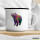 Emaille Tasse Bär Colorful 300ml Vintage Emaille Becher