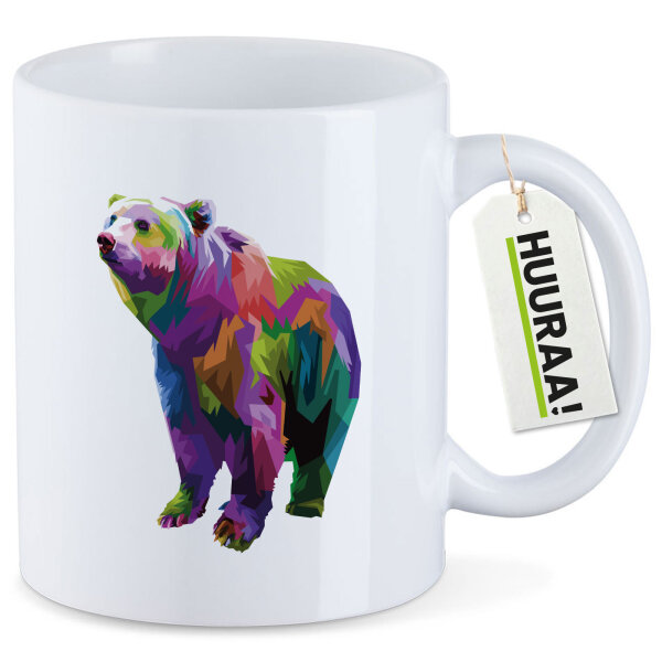 Kaffeetasse Bär Colorful 330ml