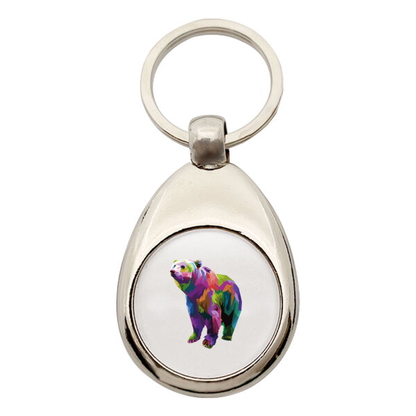 Schlüsselanhänger Bär Colorful