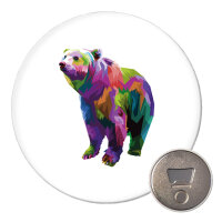 Magnet Bär Colorful 59mm Kühlschrankmagnet...