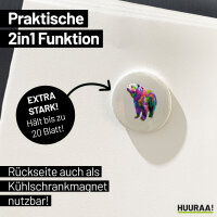 Magnet Bär Colorful 59mm Kühlschrankmagnet Flaschenöffner