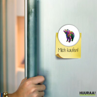 Magnet Bär Colorful 59mm Kühlschrankmagnet