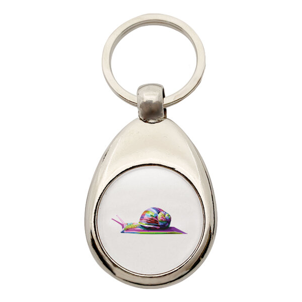 Schlüsselanhänger Schnecke Colorful