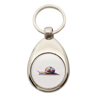 Schlüsselanhänger Schnecke Colorful