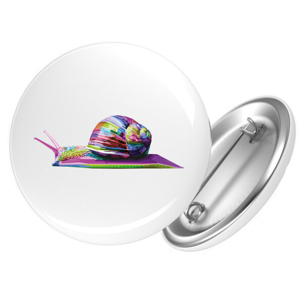 Button Schnecke Colorful