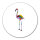 Aufkleber Flamingo Colorful 10cm