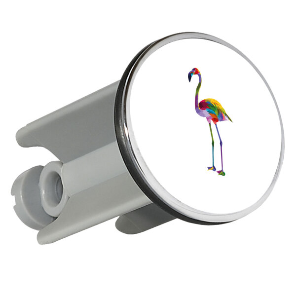 Waschbeckenstöpsel Flamingo Colorful 4cm