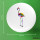 Button Flamingo Colorful rund