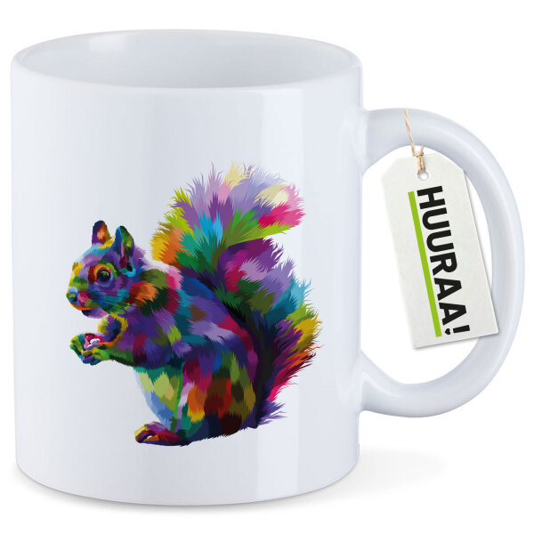 Kaffeetasse Eichhörnchen Colorful 330ml