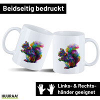 Kaffeetasse Eichhörnchen Colorful 330ml