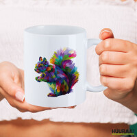 Kaffeetasse Eichhörnchen Colorful 330ml