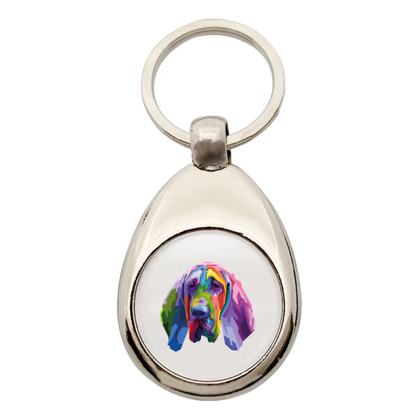 Schlüsselanhänger Bloodhound Colorful