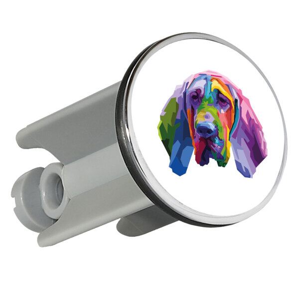 Waschbeckenstöpsel Bloodhound Colorful 4cm Abflussstopfen