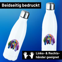 Edelstahl-Trinkflasche Bloodhound Colorful 500ml...