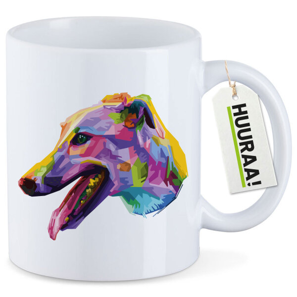 Kaffeetasse Greyhound Colorful 330ml