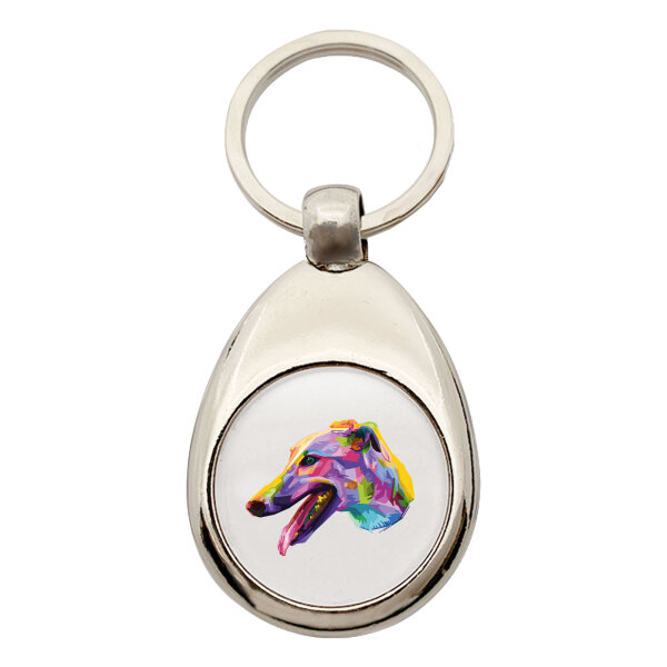 Schlüsselanhänger Greyhound Colorful