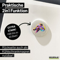 Magnet Greyhound Colorful 59mm Kühlschrankmagnet