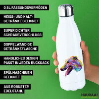 Edelstahl-Trinkflasche Greyhound Colorful 500ml Wasserflasche
