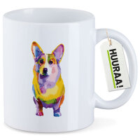 Kaffeetasse Corgi Colorful 330ml