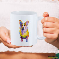 Kaffeetasse Corgi Colorful 330ml