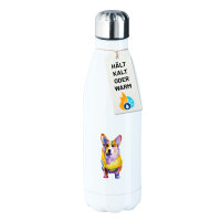 Edelstahl-Trinkflasche Corgi Colorful 500ml Wasserflasche