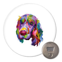 Magnet Cocker Spaniel Colorful 59mm Kühlschrankmagnet